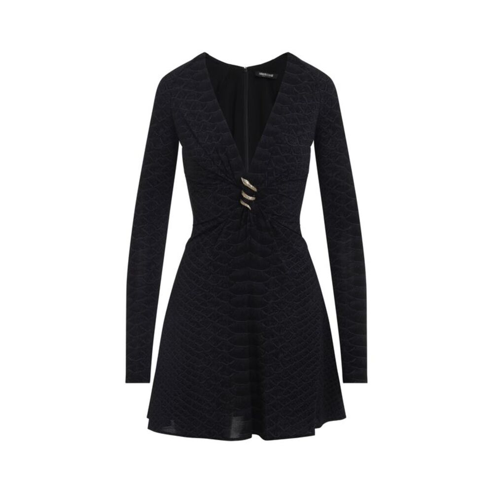 Roberto Cavalli Serpentine Mini Dress Women